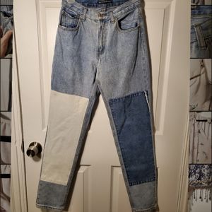 Brandy Melville Rare White Patch Jeanz XS WAIST
